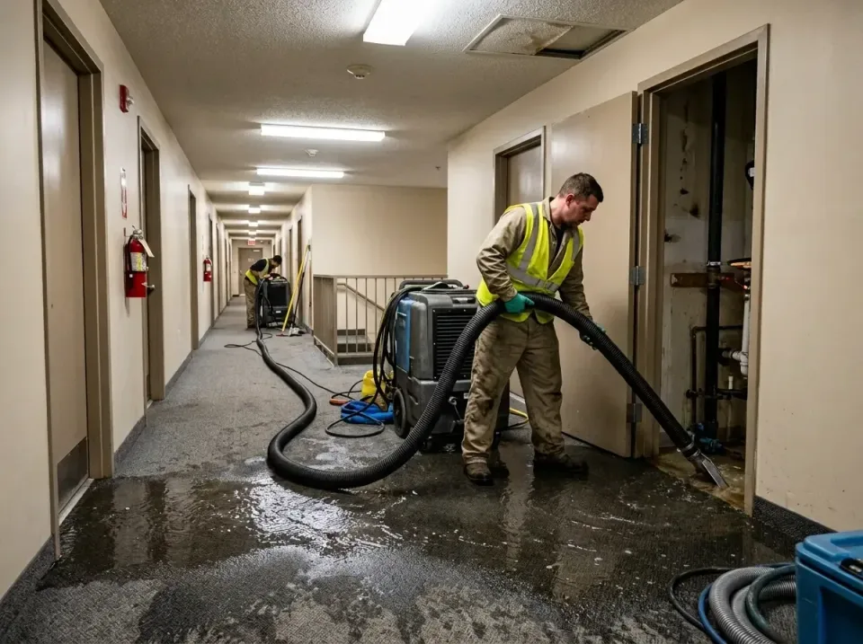 multi-unit-apartment-hallway-f-005 — frequently asked questions, Emergency Burst Pipe Water Extraction & Removal in Eastport…